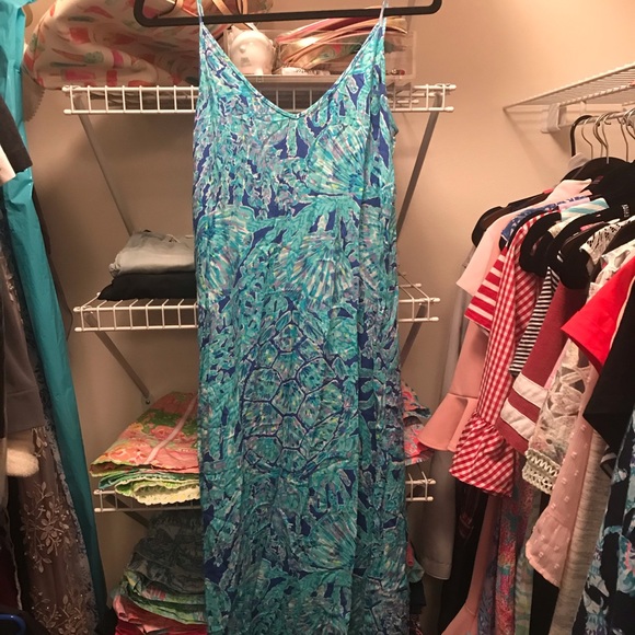 Lilly Pulitzer Allair Maxi in Tortuga Time - Picture 2 of 2